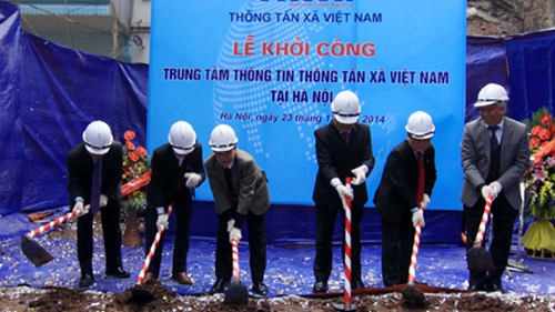 Khởi công Trung tâm Thông tin Thông tấn xã Việt Nam tại Hà Nội